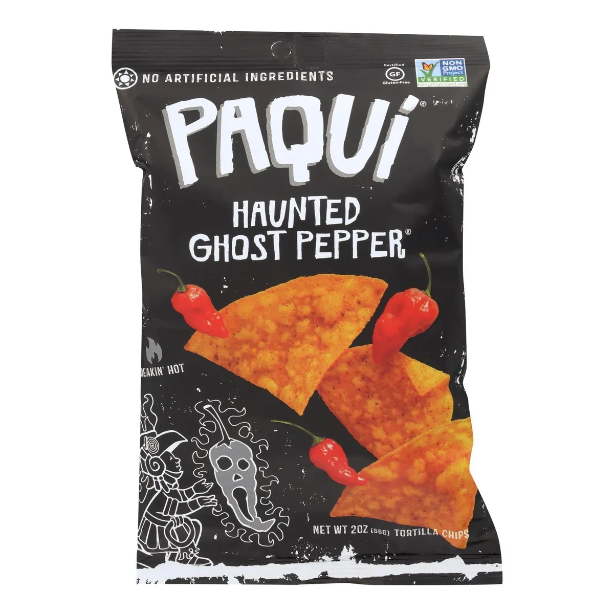 Paqui Haunted Ghost Pepper Tortilla Chips Variety